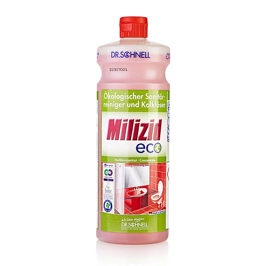 Dr. Schnell - Sanitärreiniger & Kalklöser Milizid Eco, Ökolog., Konzentrat, 1 L