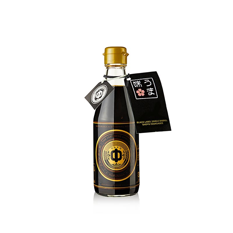 Sojasauce - Shoyu, Black Label Single Barrel, Marunaka, Japan, 300 ml