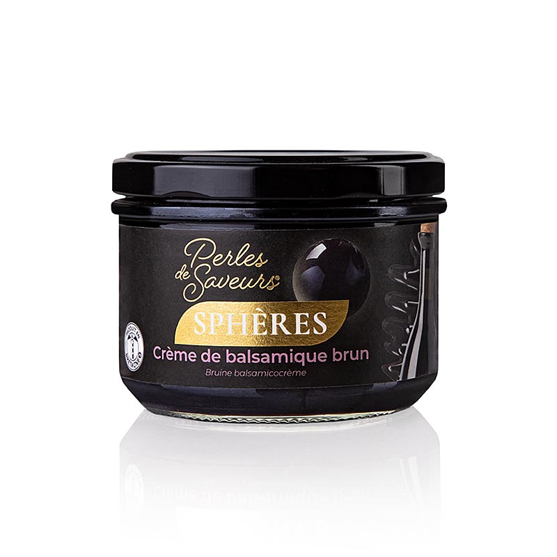 GlobeXplore - Würzkaviar Sphären "Crema Balsamico", 20mm Spherical, Perles de Saveurs, 250 g,