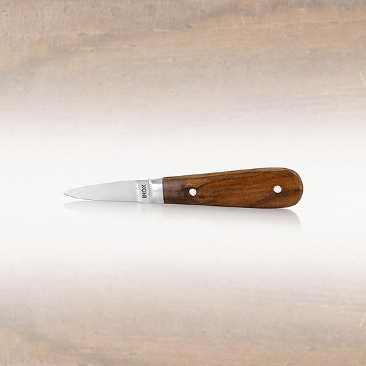 Austernmesser, Holzgriff, breite Klinge, 6cm, 1 St
