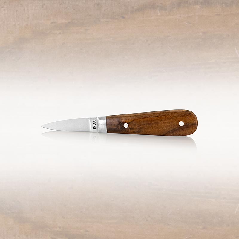Austernmesser, Holzgriff, breite Klinge, 6cm, 1 St