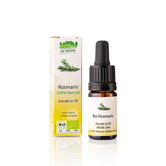 Natürliches Rosmarin Aroma, Die Scheune, BIO, 5 ml