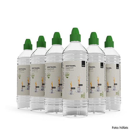 Höfats Gelbrennstoff, Bioethanol,  (für Spin 90/120), 6 l, 6 x 1000ml