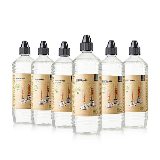 Höfats Gelbrennstoff, Bioethanol, (für Spin 90/120), 6 L, 6 x 1000 ml
