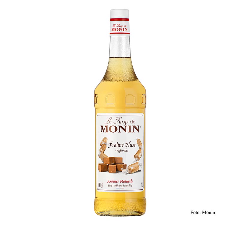 Monin Praline Nuss Sirup 1:8, 1l, Glasflasche, 1 l
