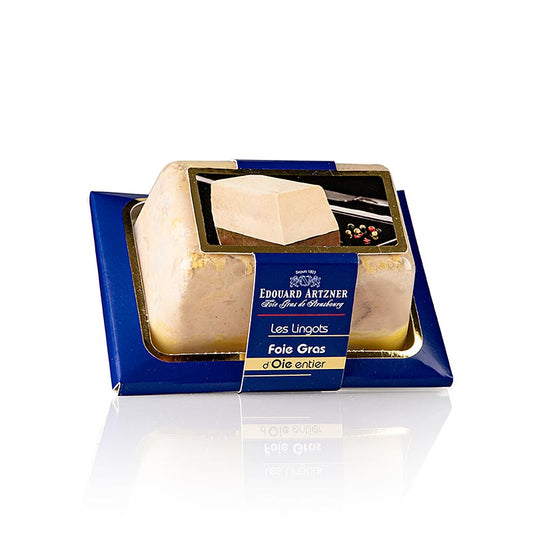 Gänsestopfleber "Entier", aus Stücken, Trapezschale, Feyel, 180 g