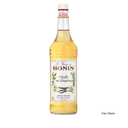 Monin Vanille Sirup 1:8, 1l, Glasflasche, 1 l