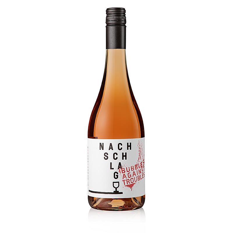 2022er "Nachschlag! Bubbles Against Troubles" Rosesekt, trocken, 11,5 % vol., Stahl, 750 ml