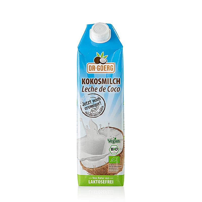 Dr.Goerg 100% Kokosmilch, BIO, 1 L