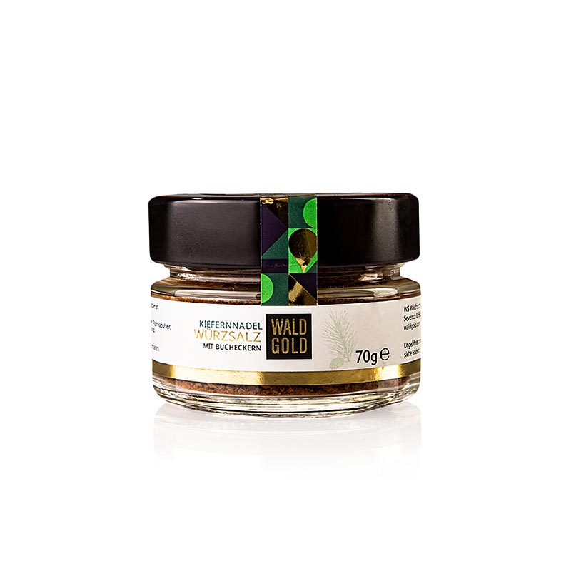 Kiefernnadel Würzsalz, mit Bucheckern, 70g, Waldgold, 70 g
