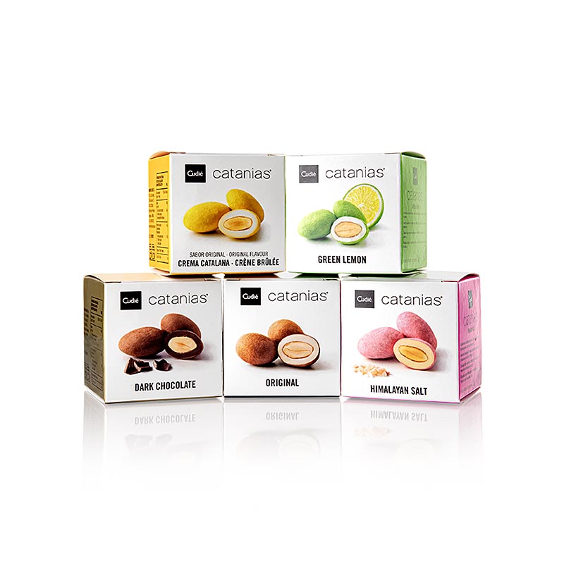 Bombons Cudié - Catanies Collection Box, span. Mandeln in 5 Sorten, Cudie, 175 g, 5 x 35g