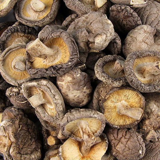 Getrocknete Shiitake Pilze (kleine Kalibrierung ø 3-4cm), 500 g