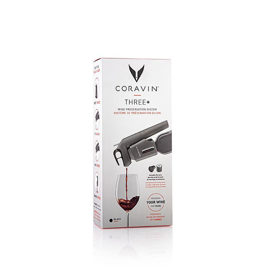 Coravin "Timeless Three+" Weinkonservierungssystem, mit Zubehör, 6 tlg.