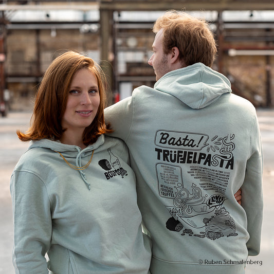 BOS FOOD Hoodie "Trüffel", Farbe Salbei, Größe S, 1 St