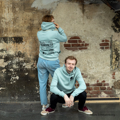 BOS FOOD Hoodie "Trüffel", Farbe Salbei, Größe M, 1 St