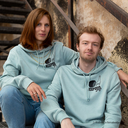 BOS FOOD Hoodie "Trüffel", Farbe Salbei, Größe XL, 1 St