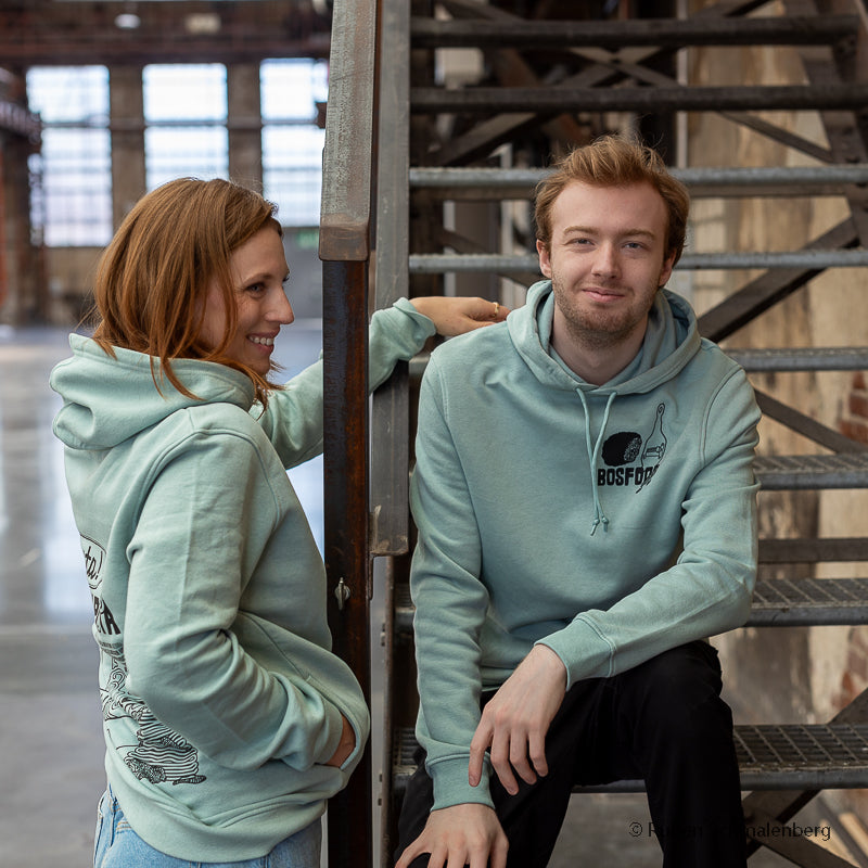 BOS FOOD Hoodie "Trüffel", Farbe Salbei, Größe XXL, 1 St