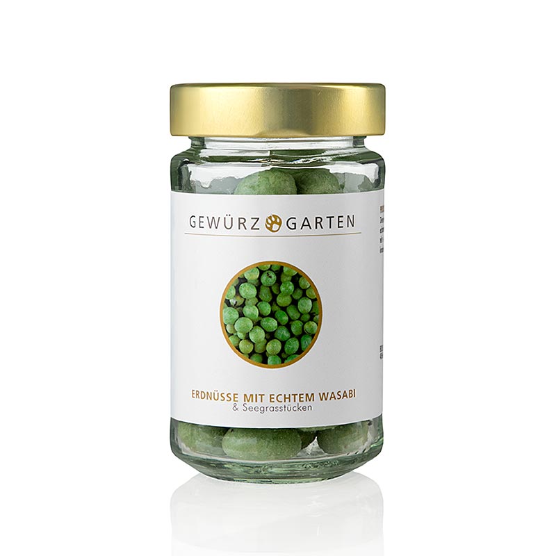 Gewürzgarten Erdnüsse mit Wasabi & Seegrasstücken, pikant, 80 g