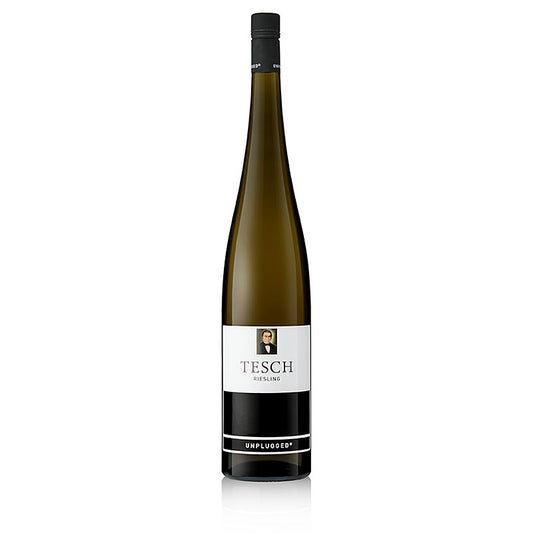 2022er "Unplugged" Riesling, trocken, 11,5 % vol., Tesch, Magnum, 1,5 l