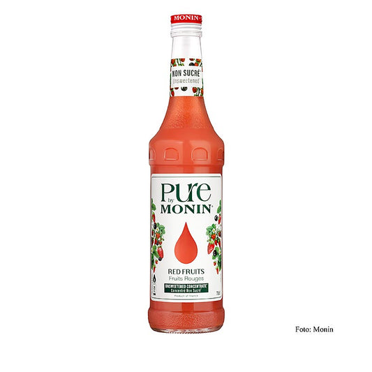 Monin PURE Red Berries (Rote Beeren), ungesüsst, 1:25 Konzentrat, 700 ml