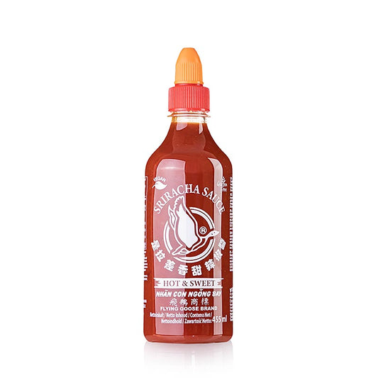 Sriracha Chili-Sauce, süss-scharf, Flying Goose, 455 ml