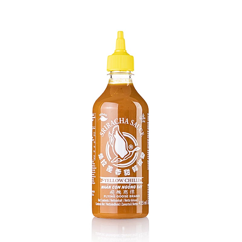 Sriracha Chili-Sauce, aus gelben Chili, Flying Goose, 455 ml