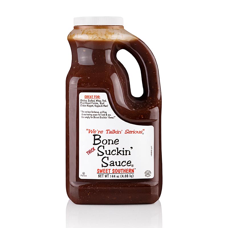 Bone Suckin´ Sweet Southern BBQ Sauce, dickflüssig (thicker), Ford´s Food, 3,7 L