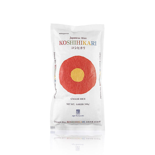 Koshihikari Umami Reis, Rundkorn Sushi Reis, Agri Yamazaki, 300 g