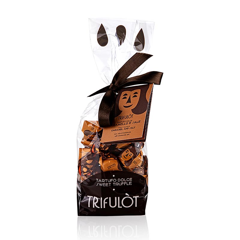 Tartuflanghe Mini Trüffelpralinen "trifulòt", Karamell & Salz, ca. 7 g 180 g