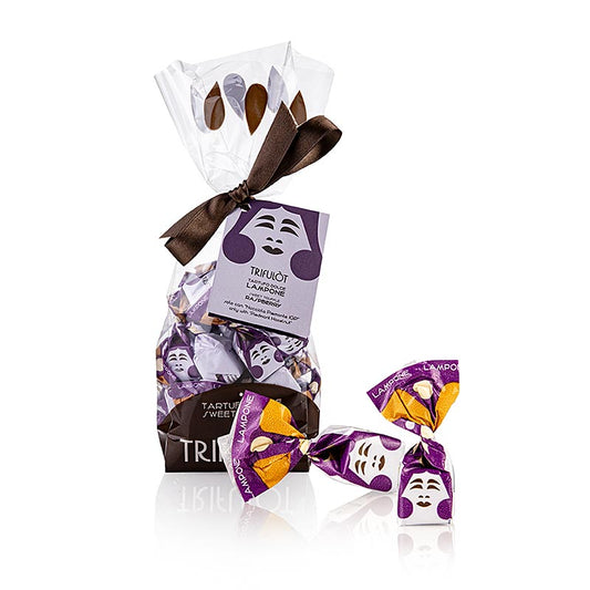 Tartuflanghe Mini Trüffelpralinen "trifulòt", Himbeere, ca. 7 g 180 g