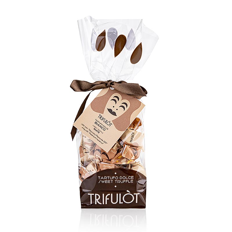 Tartuflanghe Mini Trüffelpralinen "trifulòt", weiße Schokolade, ca. 7 g 180 g