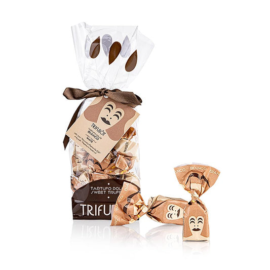 Tartuflanghe Mini Trüffelpralinen "trifulòt", weiße Schokolade, ca. 7 g 180 g