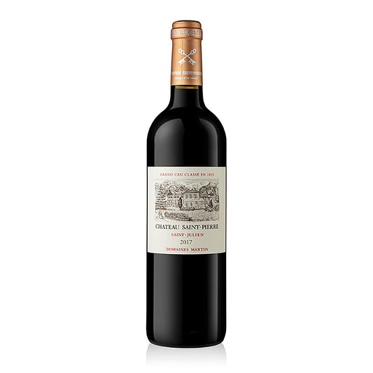 Château Saint Pierre 2017, 4.Cru Classé AC St. Julien Rotwein, trocken, 13,5 % vol., 95 PP, 750 ml
