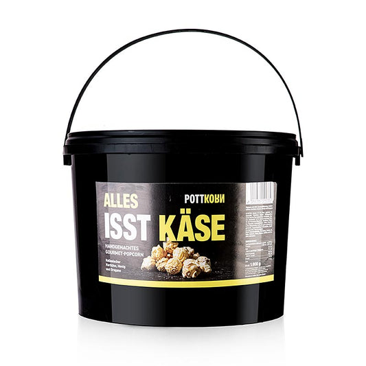 Pottkorn - Alles Isst Käse, Popcorn mit Hartkäse, Honig & Oregano, 1 kg