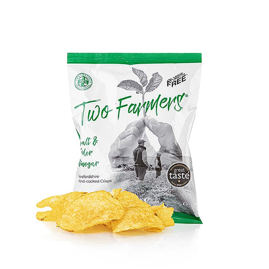 Two Farmers - Kartoffelchips "Salt & Cider Vinegar", 40 g