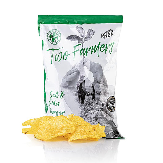 Two Farmers - Kartoffelchips "Salt & Cider Vinegar", 150 g