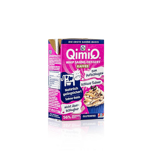 QimiQ Whip Kaffee Sahne Dessert, kalt aufschlagbar, 250 g