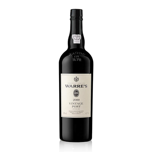 Warre´s 2000 Vintage Portwein, süß, 20 % vol., 94 WS, 750 ml