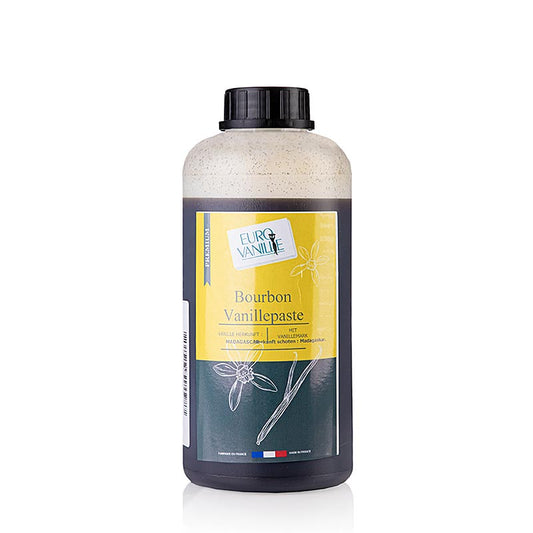 Eurovanille - Vanille Paste mit Stippen, mit Alkohol, 1 kg