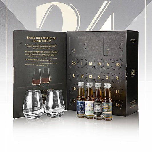 Adventskalender 24 Days of Rum - Edition Schwarz (Black), 480 ml