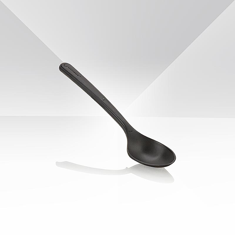 Haval Circulware Kaffeelöffel, 13cm, schwarz, extra stabil, PP-MF, 50 St