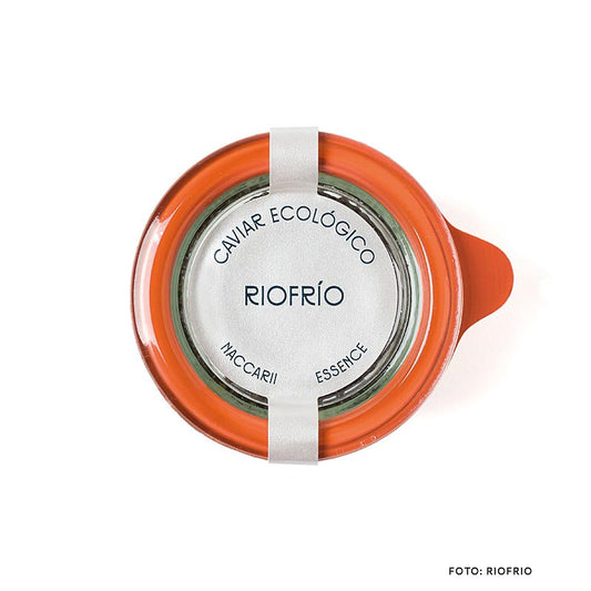 Riofrío Kaviar Essence, Körnergröße über 3mm, Naccarii, ohne Konservierungsstoffe, Spanien, BIO, 50 g