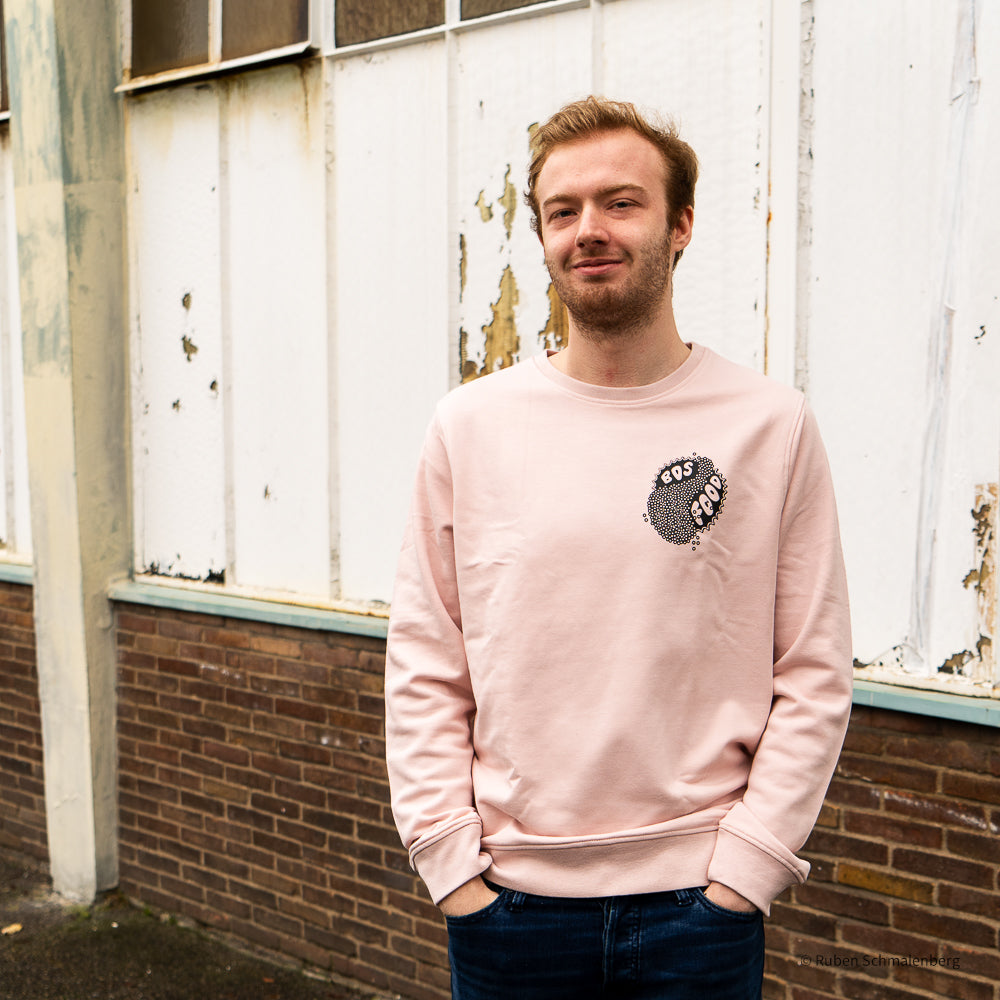BOS FOOD Crewneck Pullover "Kaviar", Farbe Soft Rose, Größe L, 1 St