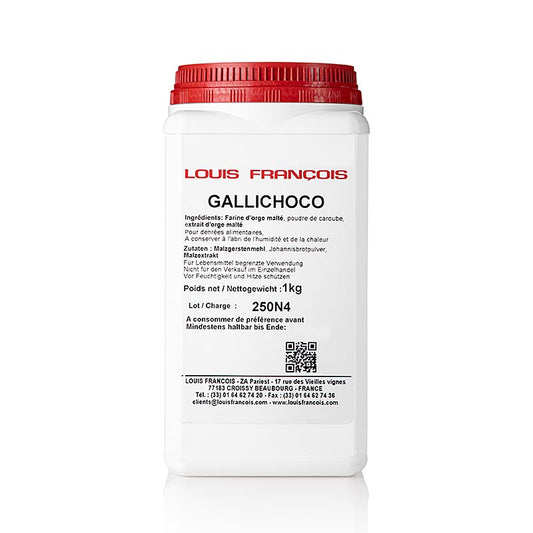 Gallichoco, Kakaoersatz aus Gerstenmalz & Carob, Louis Francois (10317), 1 kg