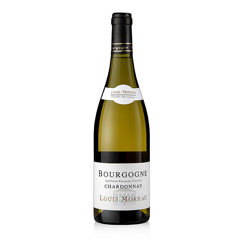 2023er Bourgogne Chardonnay AC Burgund, Weißwein, trocken, 12,5 % vol., L. Moreau, 750 ml