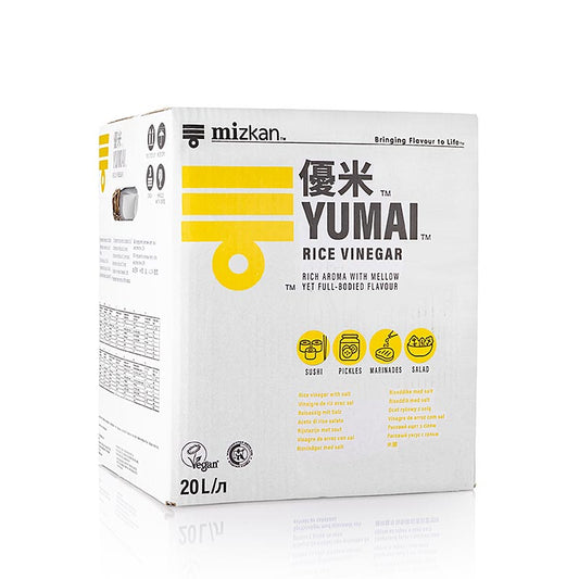 Yumai - Reisessig mit Salz, 4,2 % Säure, Mizkan, 20 l