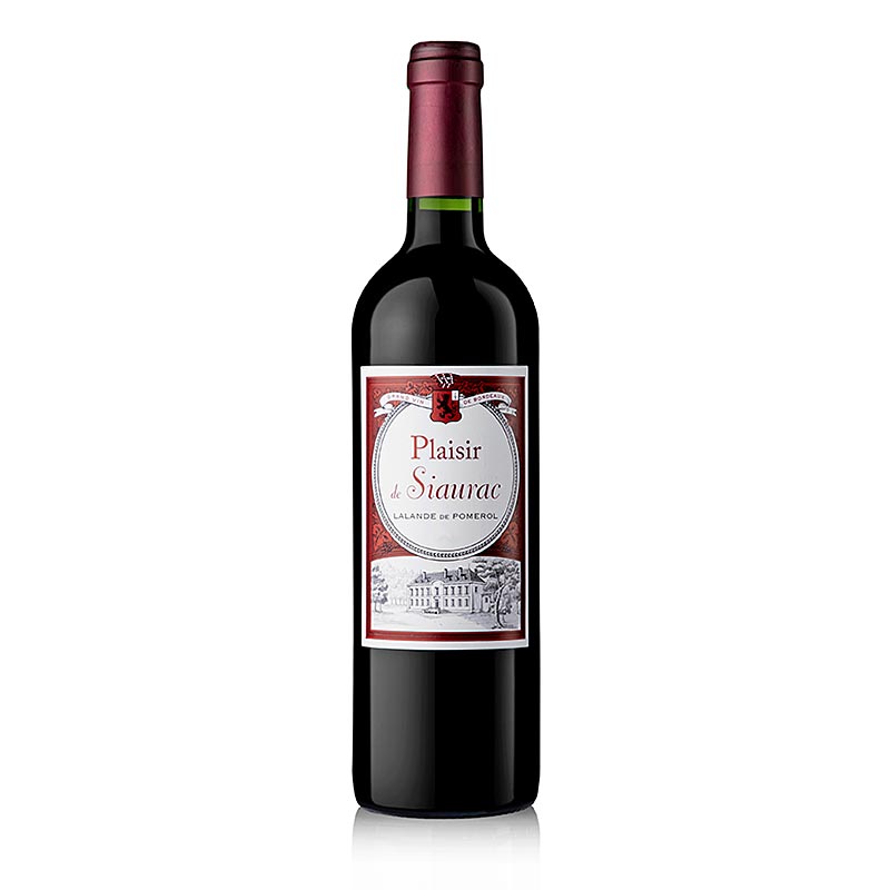 Plaisir de Siaurac 2019er Rotwein, trocken, 14,5 % vol., Lalande de Pomerol Bordeaux, 750 ml