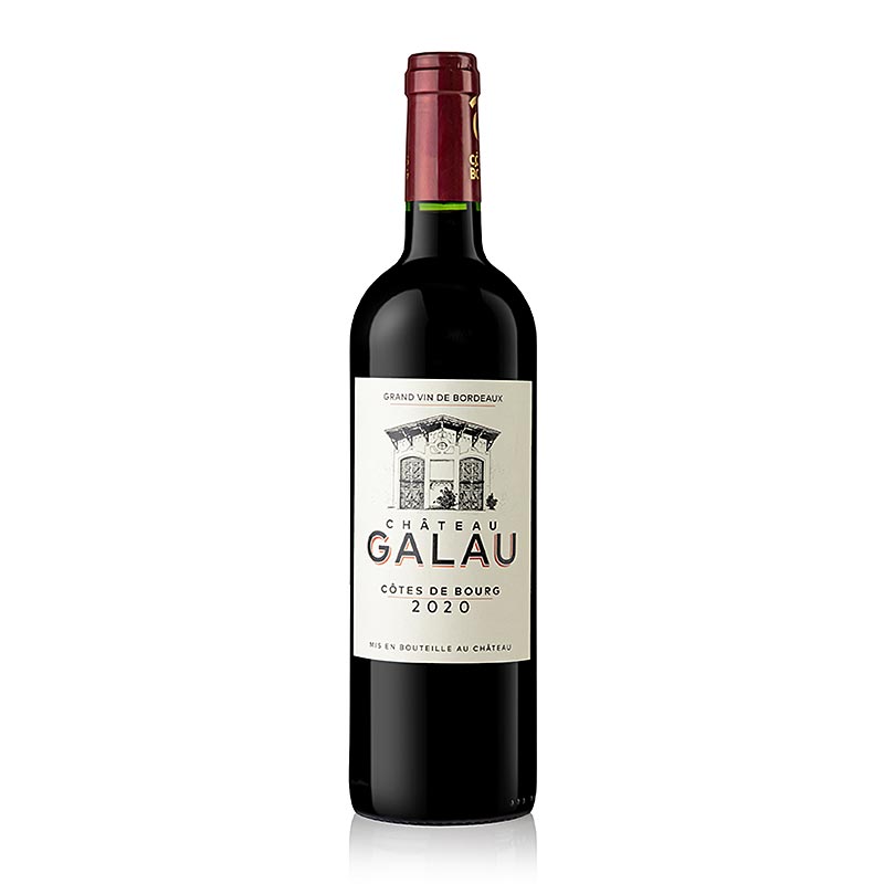 2020er Rotwein, AC Cotes de Bourg, trocken, 15 % vol., Chateau Galau, 750 ml