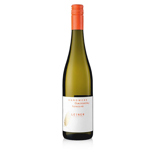 2023er "Handwerk" Chardonnay, trocken, 12 % vol., Leiner, BIO, 750 ml