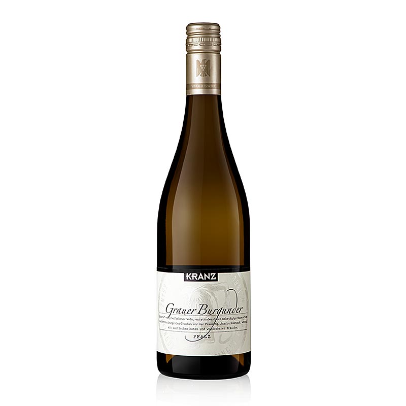 2023er Grauburgunder Gutswein, trocken, 13 % vol., Kranz, BIO, 750 ml